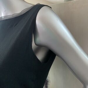 CIVIDINI Italy Black Sleeveless Tank Top S